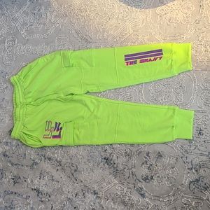 Green Cropped LF the Brand Joggers